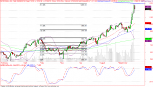 Mcdowells-n Fibonacci retracement on daily chart